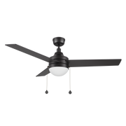 MALTA 52 inch 3-Blade Ceiling Fan with LED Light & Pull Chain