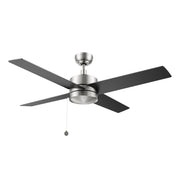ASCOTT 52 inch 4-Blade No Light Ceiling Fan with Pull Chain