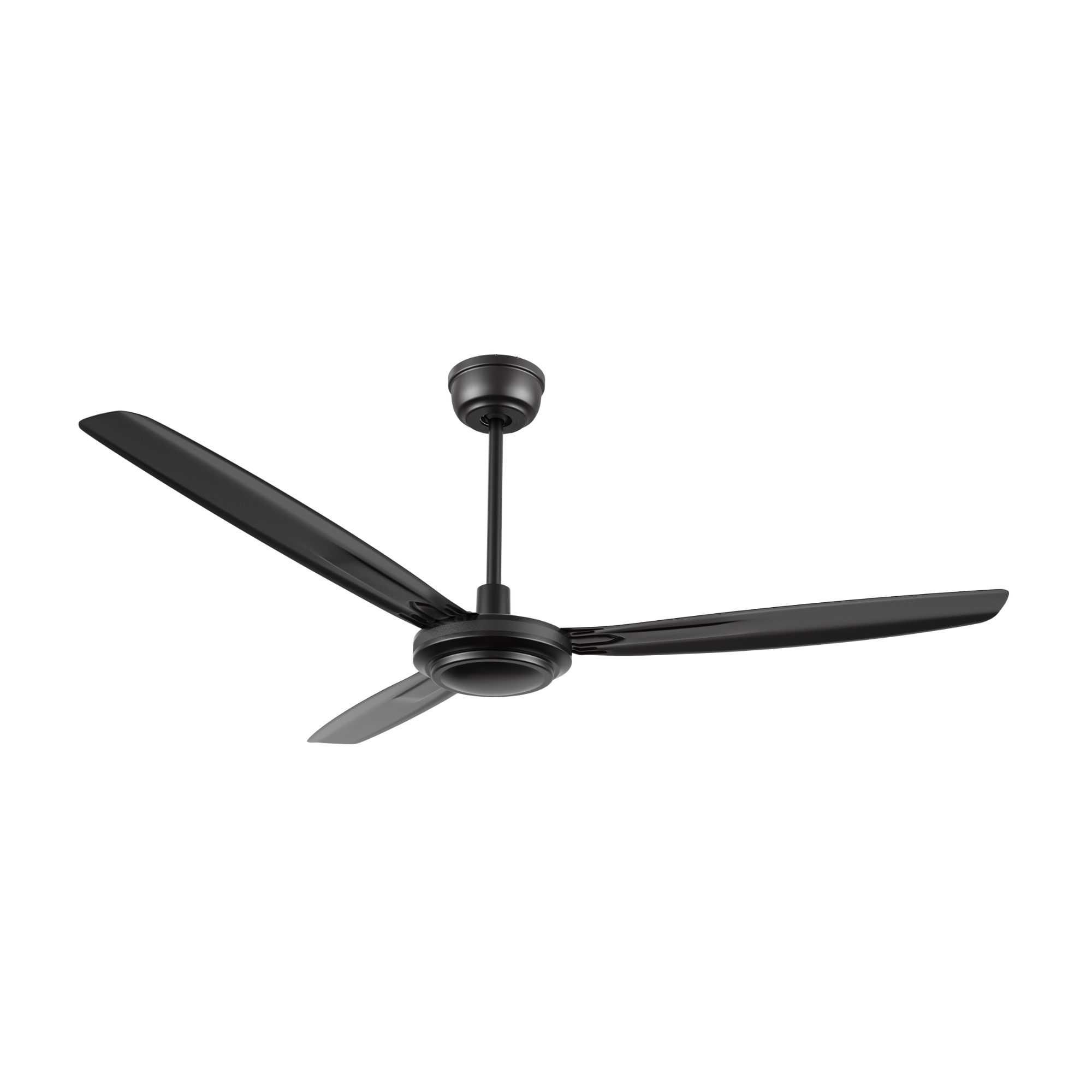 OBERON 56 inch 3-Blade No Light Ceiling Fan with Remote