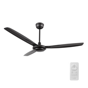 OBERON 56 inch 3-Blade No Light Ceiling Fan with Remote