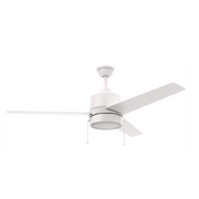 FLINT 52 inch 3-Blade Ceiling Fan with LED Light & Pull Chain