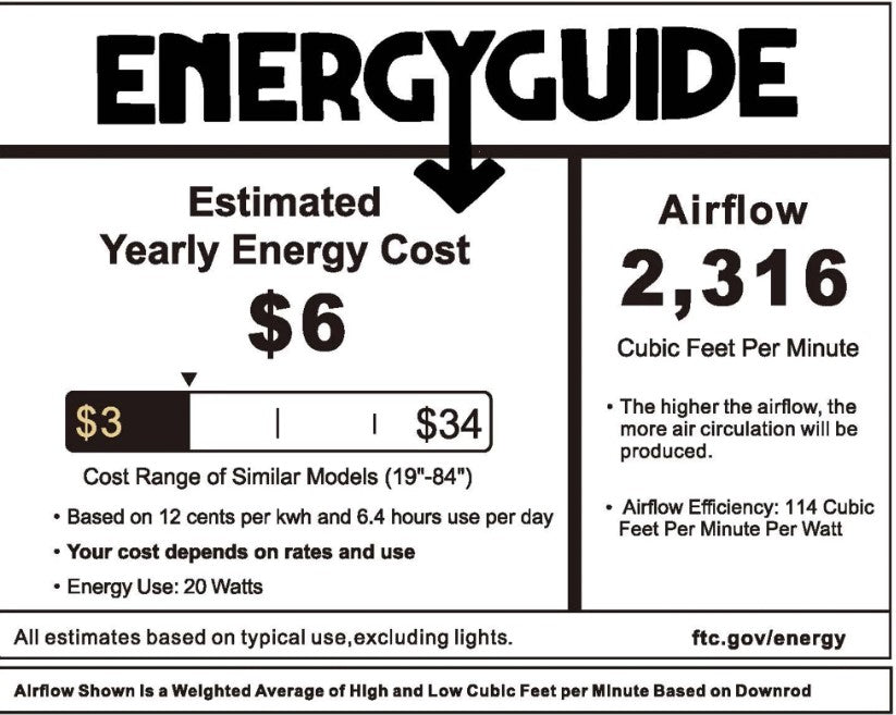Carro Home ROQUE 44 inch 3-Blade Smart Ceiling Fan with LED Light Kit & Remote - White/White