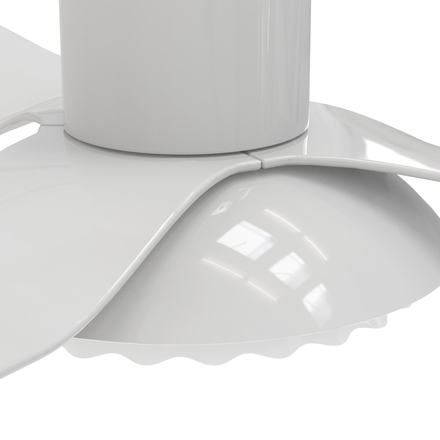 Carro DAFFODIL 52 inch 3-Blade Flush Mount Smart Ceiling Fan with LED Light Kit and Remote - White/White