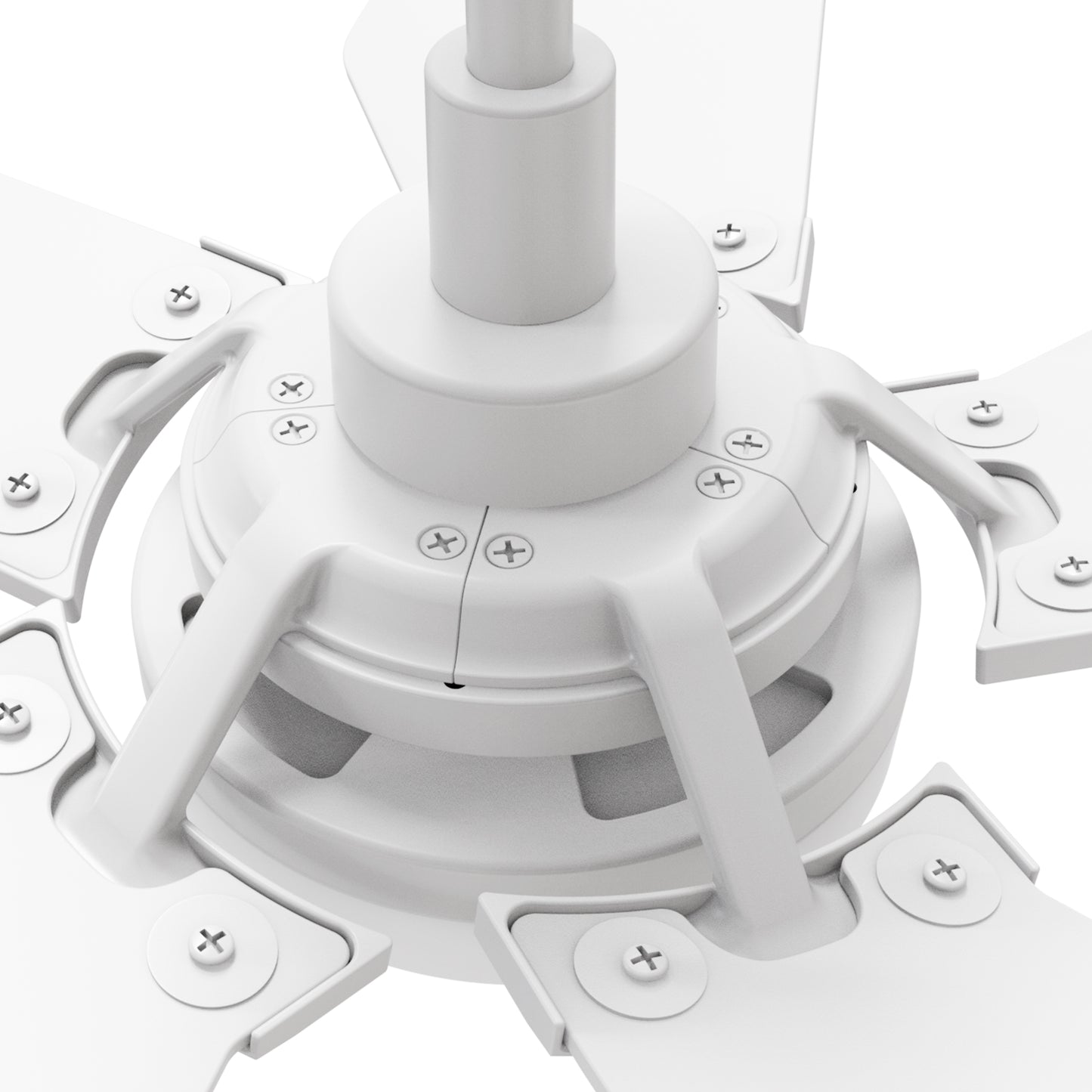 Carro WOODROW 52 inch 5-Blade Smart Ceiling Fan with LED Light Kit & Remote - White/White