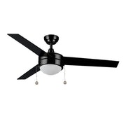 EVERETT 48 Inch 3-Blade Ceiling Fan with LED Light & Pull Chain