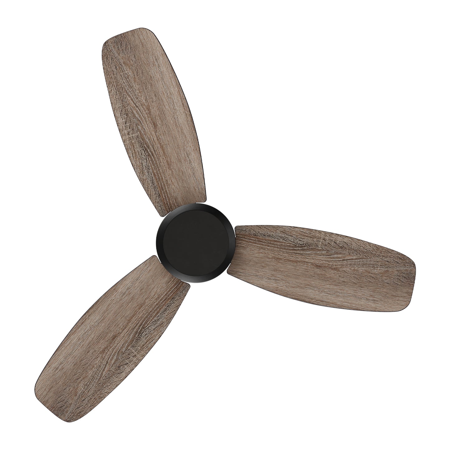 Stanley 48 inch 3-Blade Ceiling Fan with Remote Control - Black/Walnut & Barnwood (Reversible Blades)