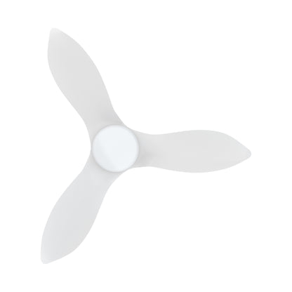 Axelle 45 inch 3-Blade Ceiling Fan with Remote Control - White