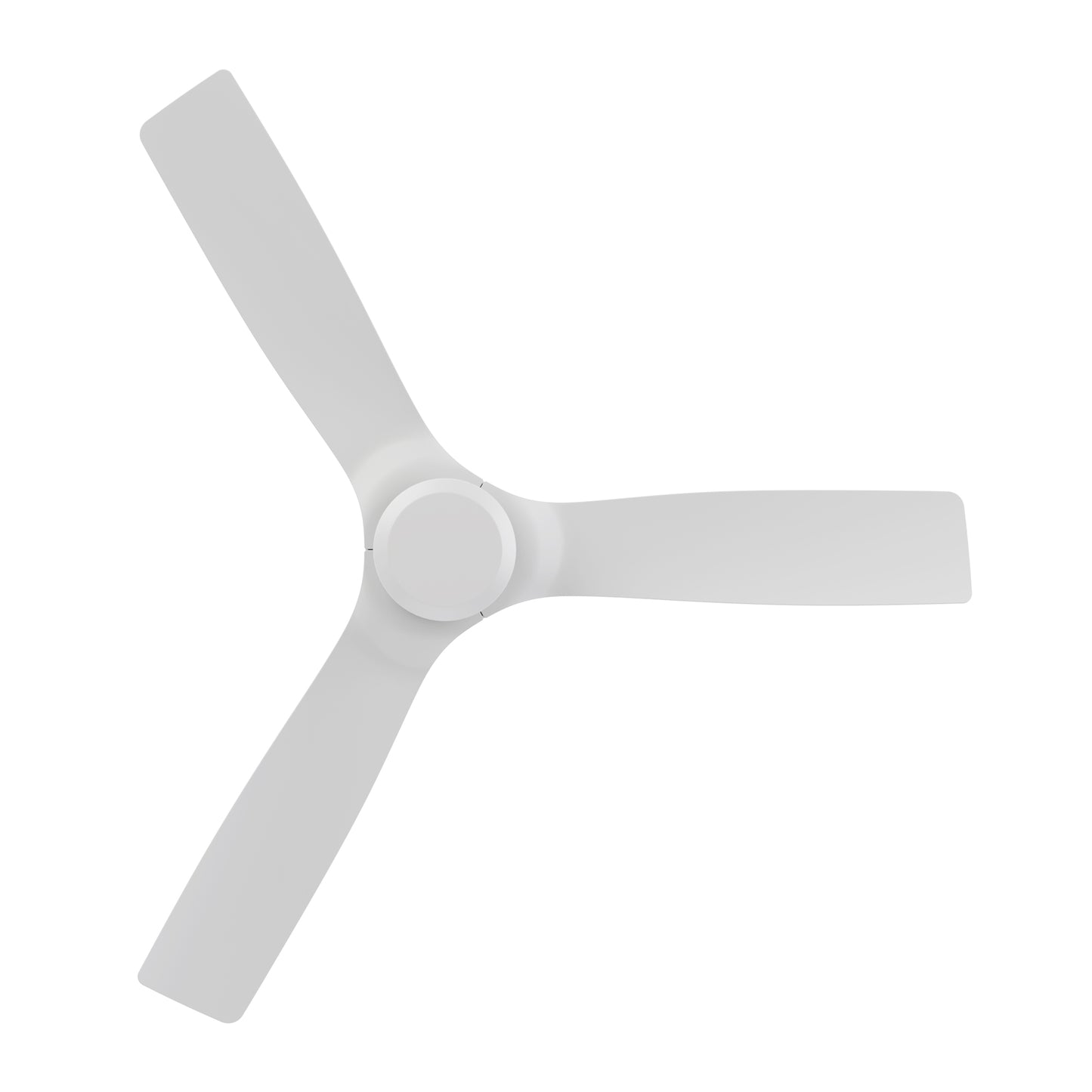 Dalby 52 inch 3-Blade Ceiling Fan with Remote Control - White (No Light)