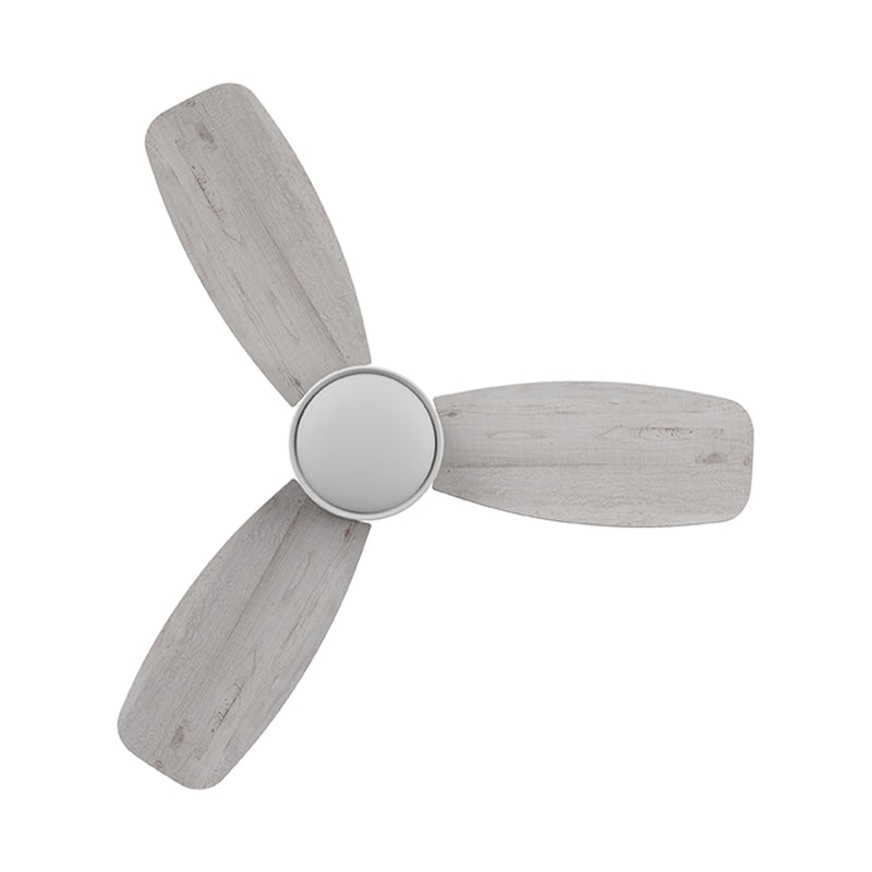 Rushmoor 44 inch 3-Blade Ceiling Fan with LED Light Kit & Remote Control - White