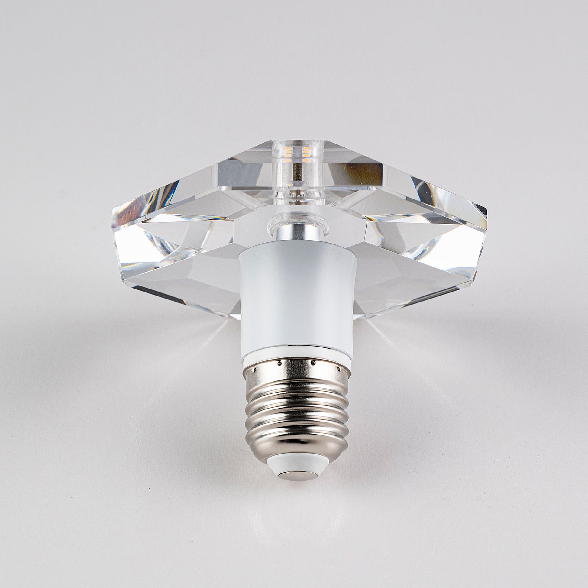 OCTAGON DIAMOND Crystal LED Light Bulb - Large