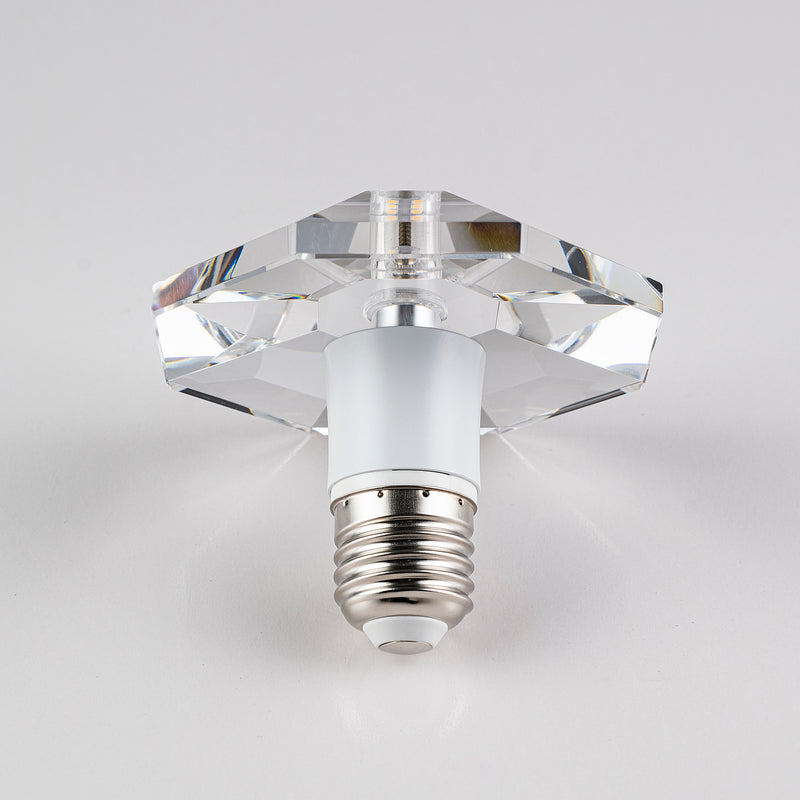 OCTAGON DIAMOND Crystal LED Light Bulb - Large