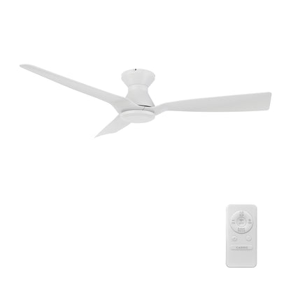 Dalby 52 inch 3-Blade Ceiling Fan with Remote Control - White (No Light)