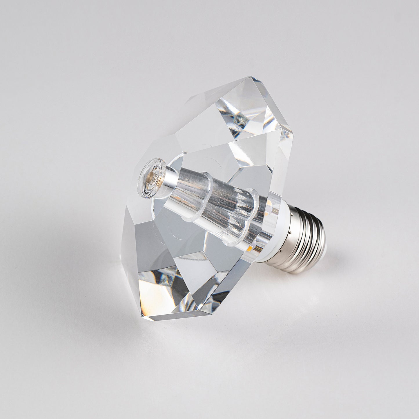 OCTAGON DIAMOND Crystal LED Light Bulb - Large