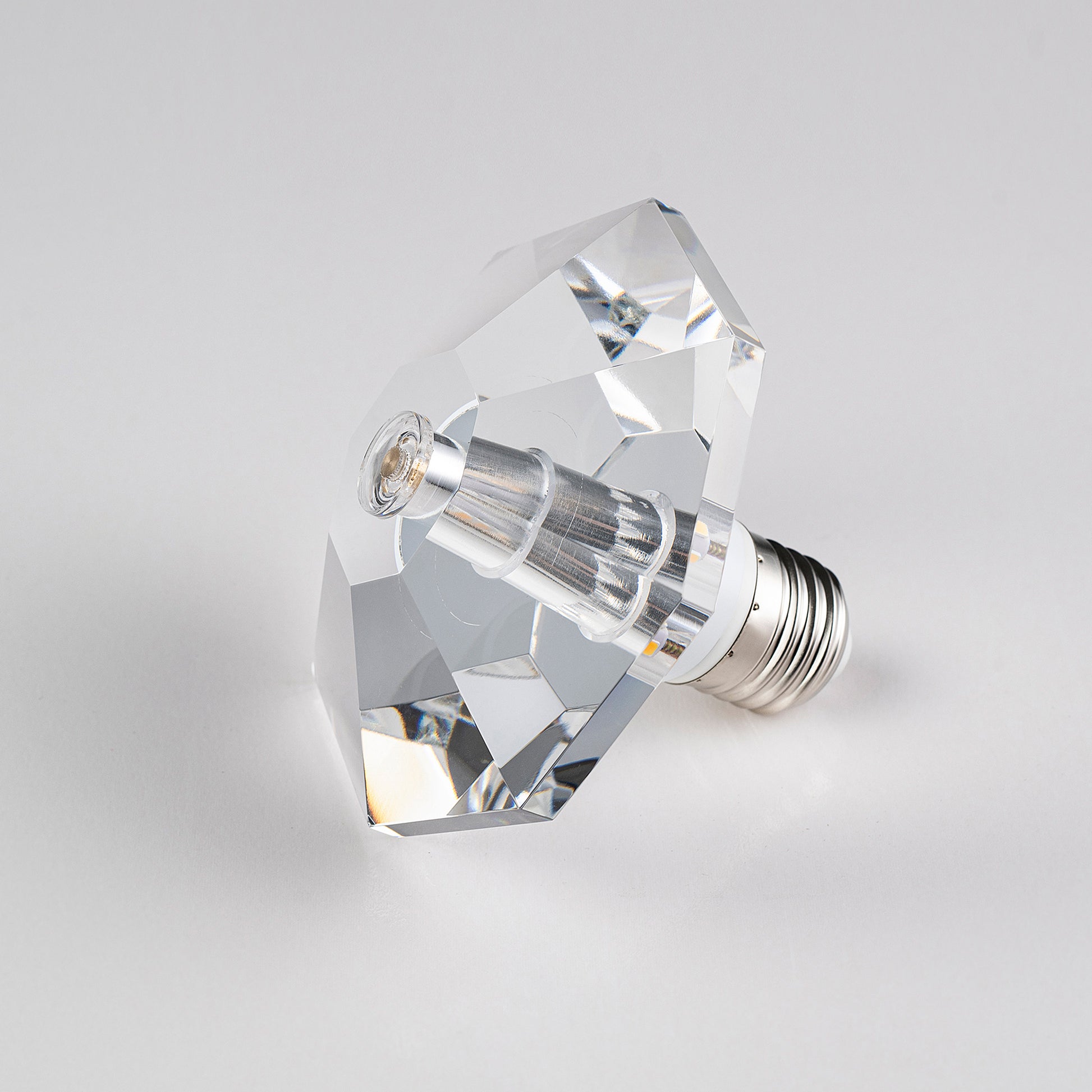 OCTAGON DIAMOND Crystal LED Light Bulb - Large