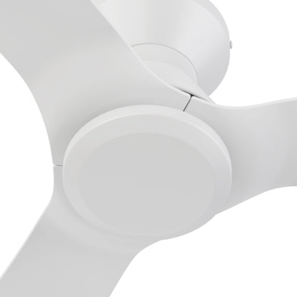 Dalby 52 inch 3-Blade Ceiling Fan with Remote Control - White (No Light)