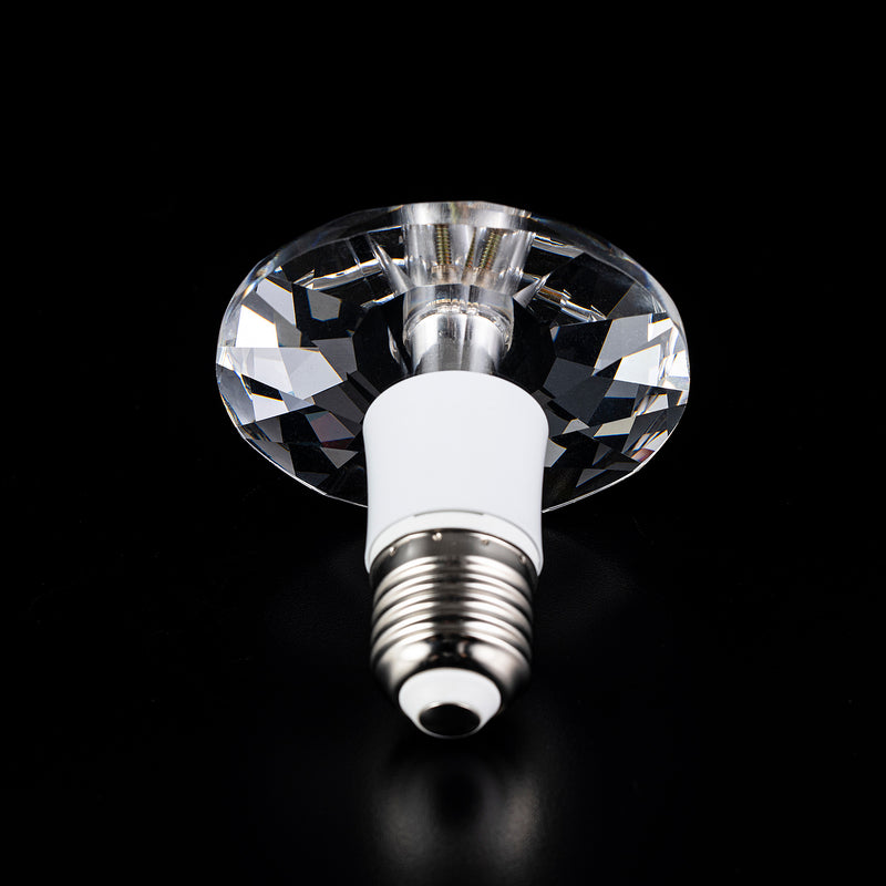 SAUCER DIAMOND Crystal LED Light Bulb (Large)