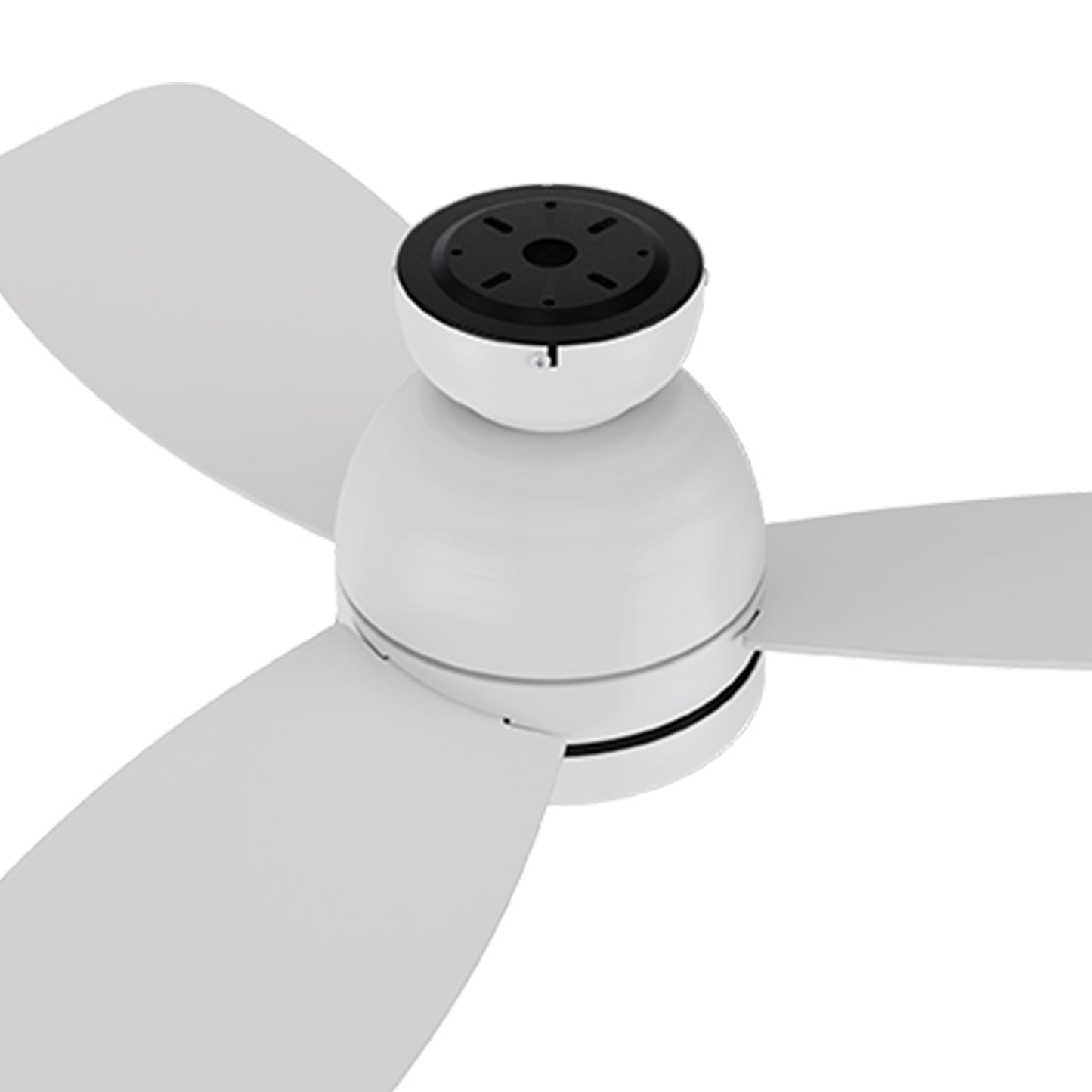 Rushmoor 44 inch 3-Blade Ceiling Fan with LED Light Kit & Remote Control - White