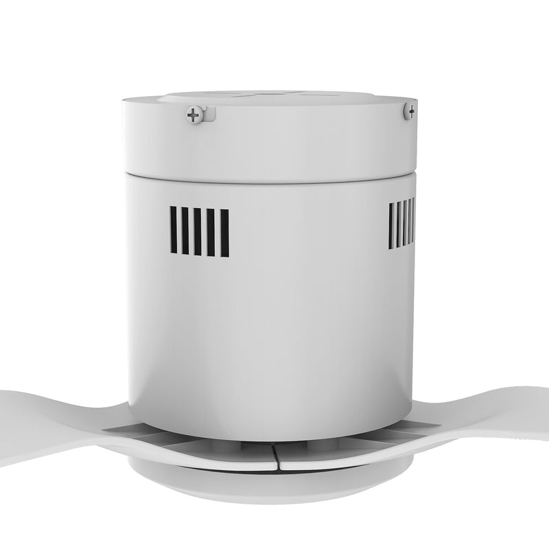 Skara 52 inch 3-Blade Ceiling Fan with Remote Control - White