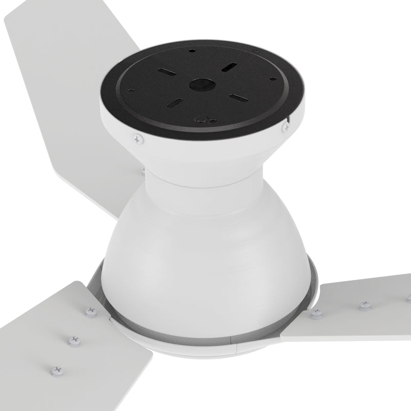 Leon 44 inch 3-Blade Ceiling Fan with Remote Control - White