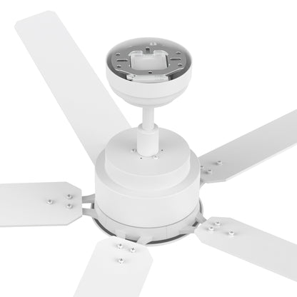 Dunkirk 60 inch 5-Blade Ceiling Fan with Remote Control - White