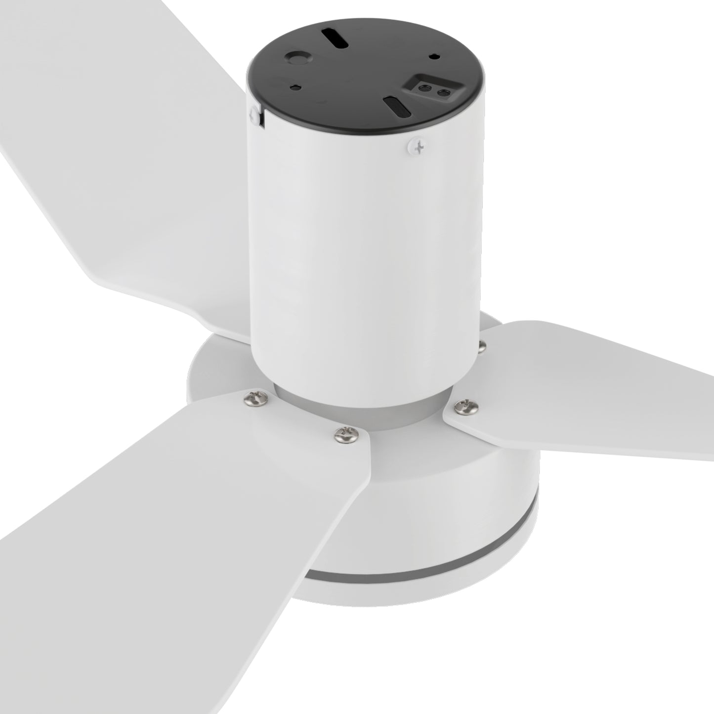 Caerus 44 inch 3-Blade Ceiling Fan with Remote Control - White