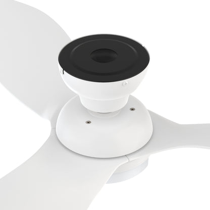 Axelle 45 inch 3-Blade Ceiling Fan with Remote Control - White