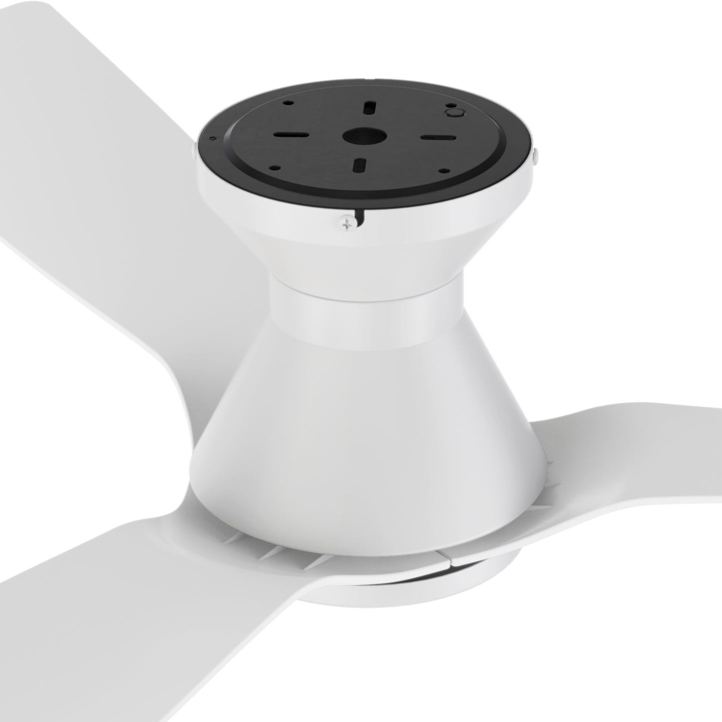 Dalby 52 inch 3-Blade Ceiling Fan with Remote Control - White (No Light)