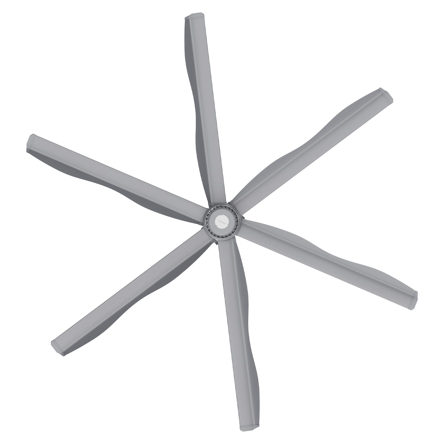 ZENON 6-Blade 10ft 120V Commercial HVLS Fan with Wall Control - Silver