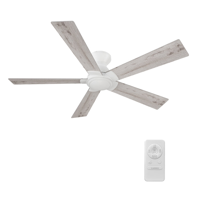 Wynston 52 inch 5-Blade Ceiling Fan with Remote Control - White