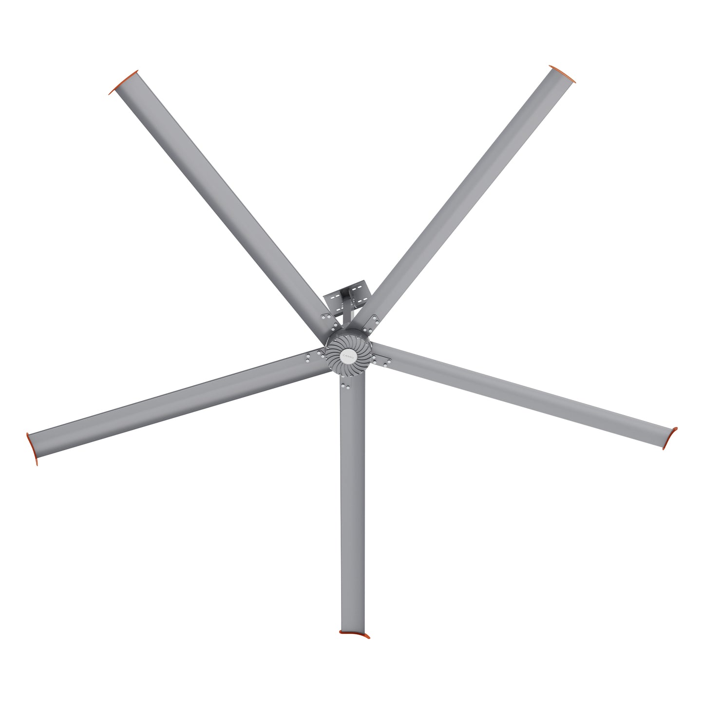 MAKANI 5-Blade 14ft 480V Industrial HVLS Fan with Wall Control - Silver