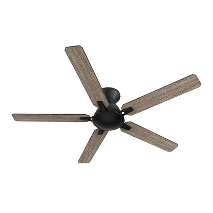 Kipton 52 inch 5-Blade Ceiling Fan with Remote Control - Black/wooden/Walnut