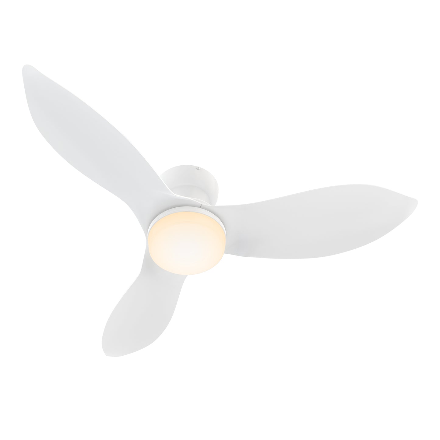 Axelle 45 inch 3-Blade Ceiling Fan with Remote Control - White