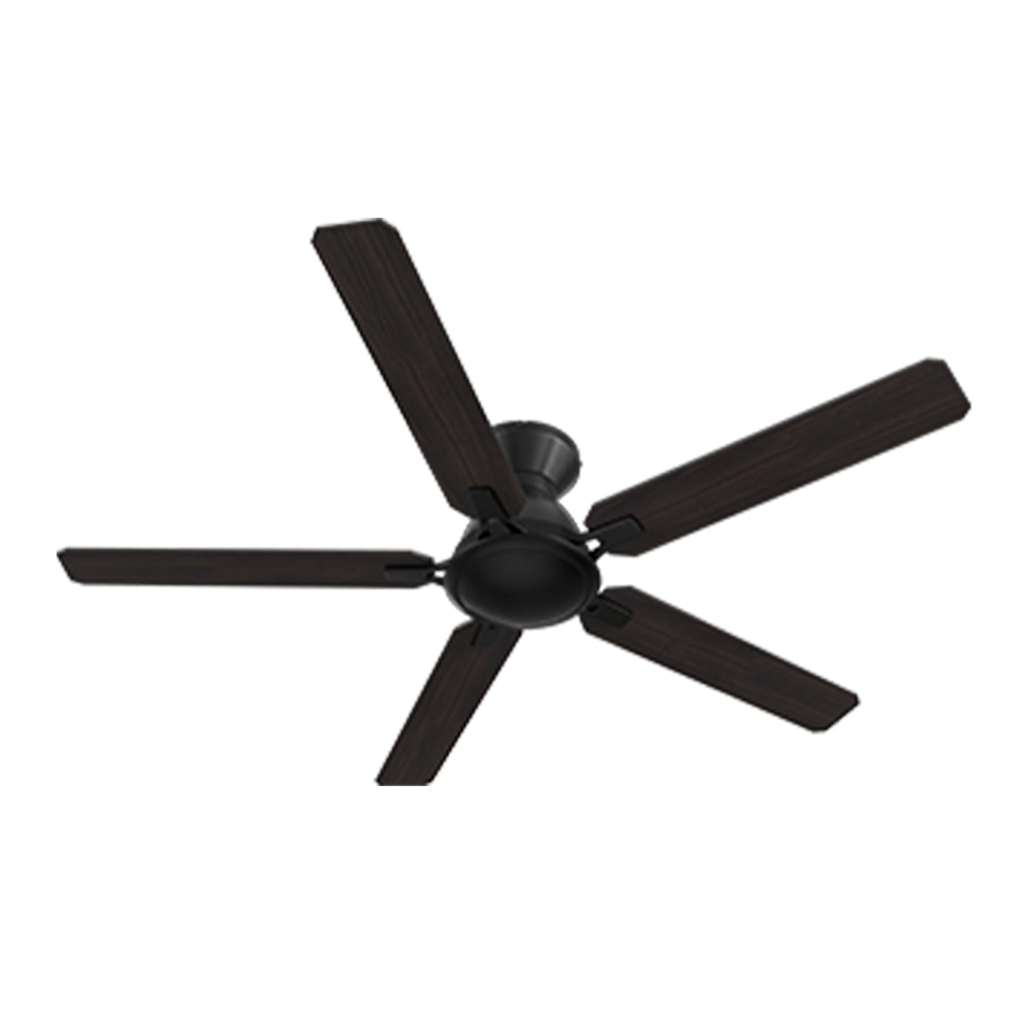 Kipton 52 inch 5-Blade Ceiling Fan with Remote Control - Black/wooden/Walnut