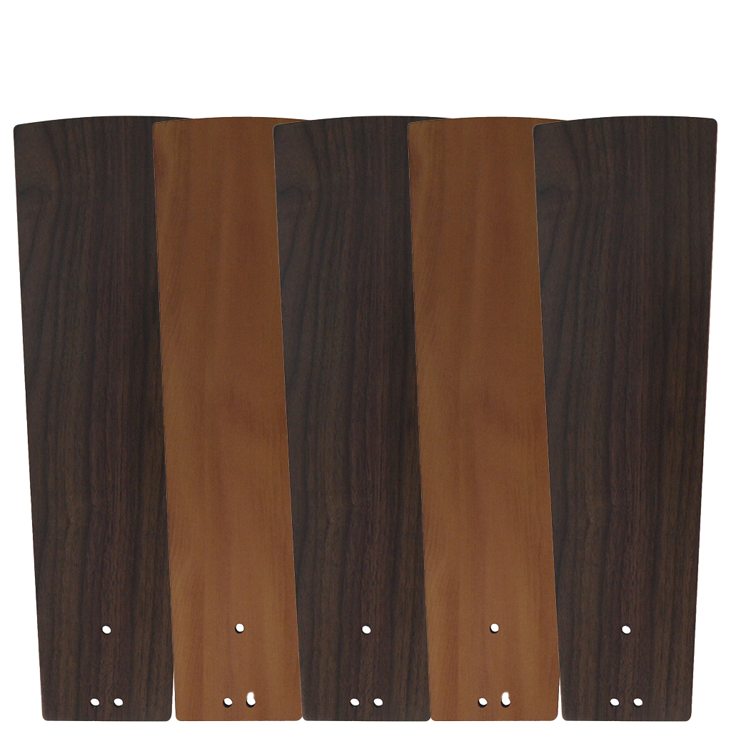 APPLETON 52 inch (5-Blade) - Replacement Blades – Reversible Dark Wood/Cherry Wood Pattern