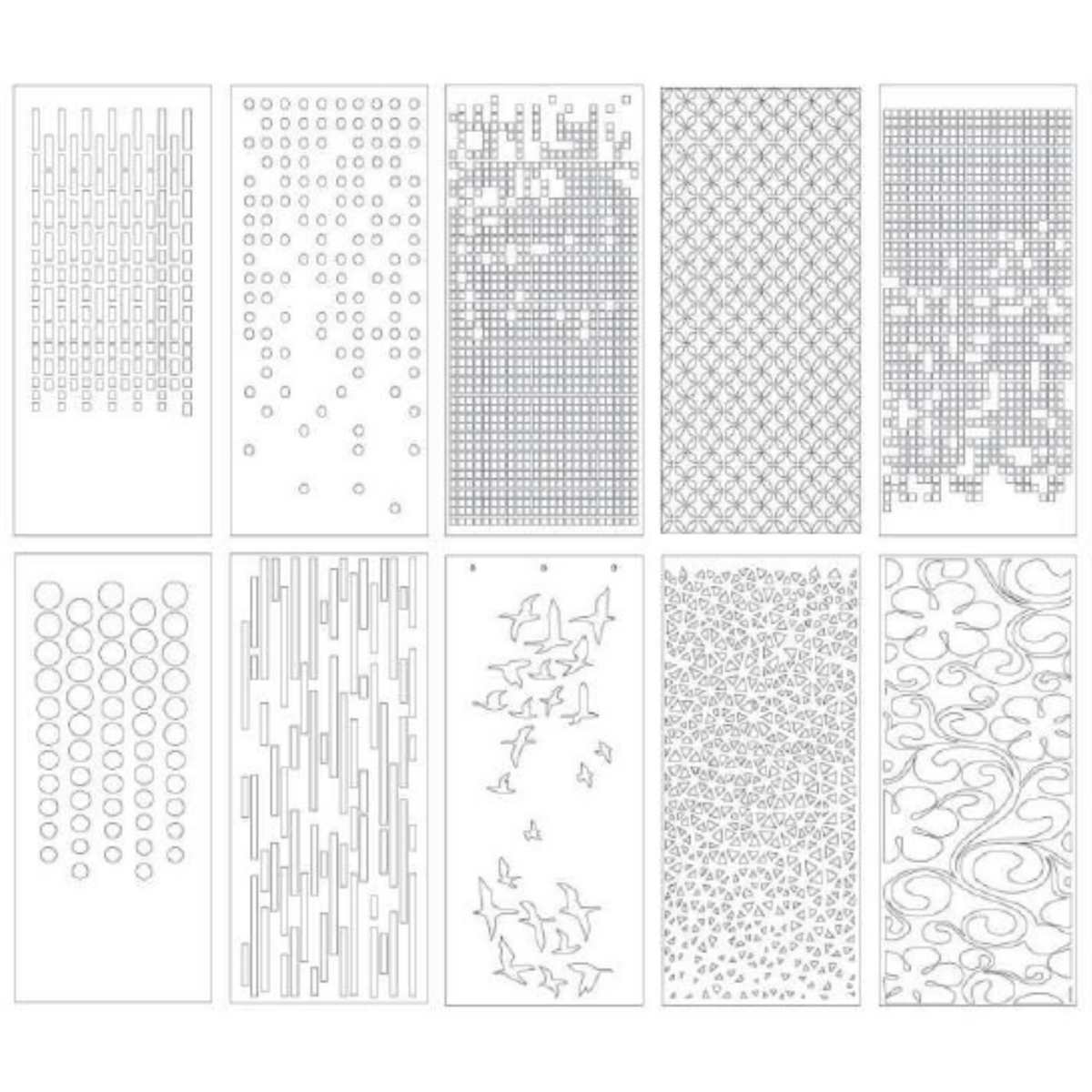 Polyester Cut Out Cut-Out Polyester Fiber Acoustic Panels 48