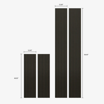 Acoustic Slat Wall Panels 48"x 96" (2 Pack) - Technology Veneer