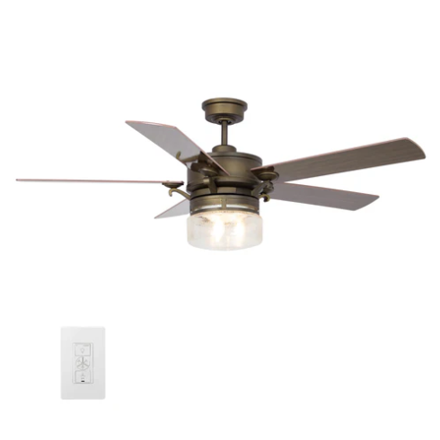 ALEXIA 52 inch 5-Blade Smart Ceiling Fan - Replacement Lampshade