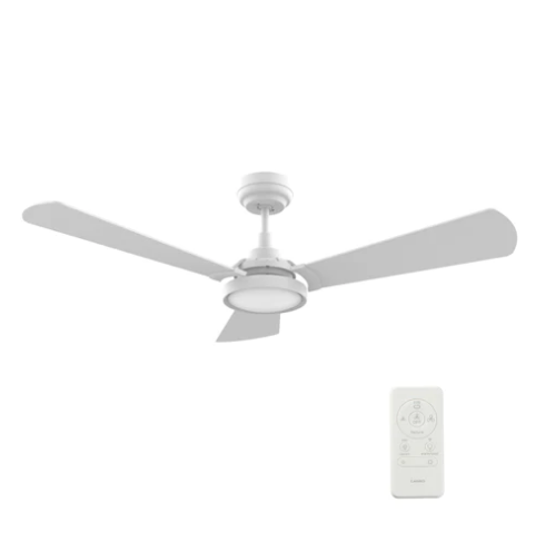 BRISA 56 inch 3-Blade Smart Ceiling Fan: Replacement Fan Blades - White