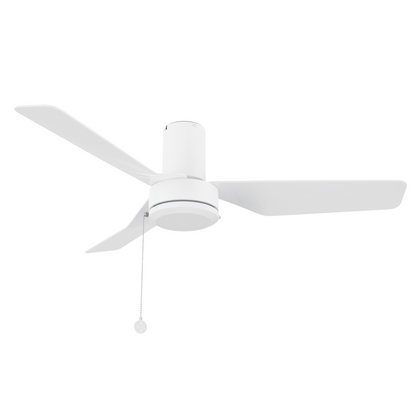 FORMOSA 44 inch 3-Blade Flush Mount Ceiling Fan with Pull Chain