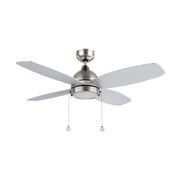 GREENWOOD 48" 4-Blade Ceiling Fan with LED Light & Pull Chain