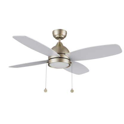 GREENWOOD 48", 52" 4-Blade Ceiling Fan with Pull Chain