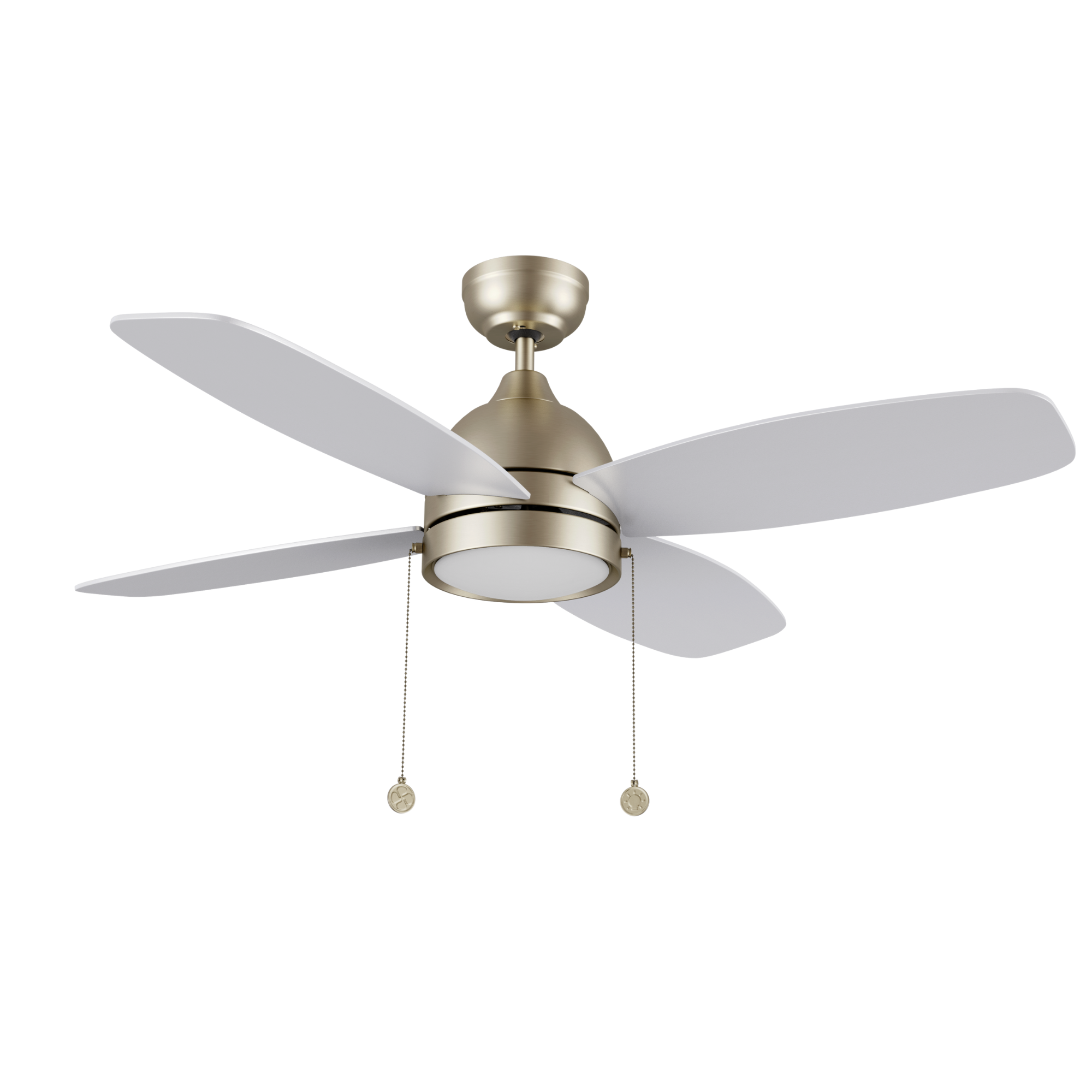 GREENWOOD 48" 4-Blade Ceiling Fan with LED Light & Pull Chain