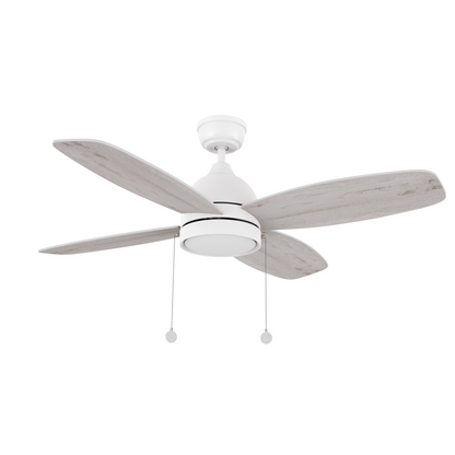 GREENWOOD 48", 52" 4-Blade Ceiling Fan with Pull Chain