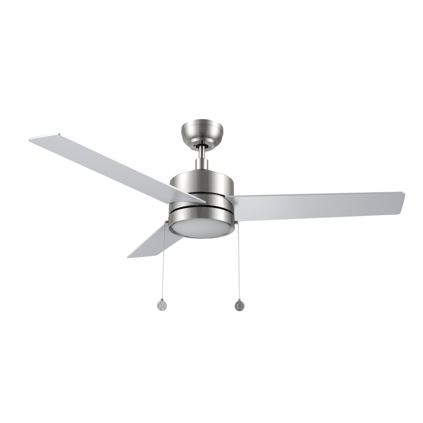 ASCOTT 52 inch 3-Blade Ceiling Fan with Pull Chain