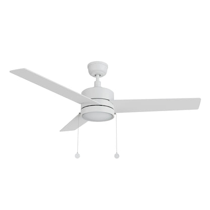 ASCOTT 52 inch 3-Blade Ceiling Fan with Pull Chain