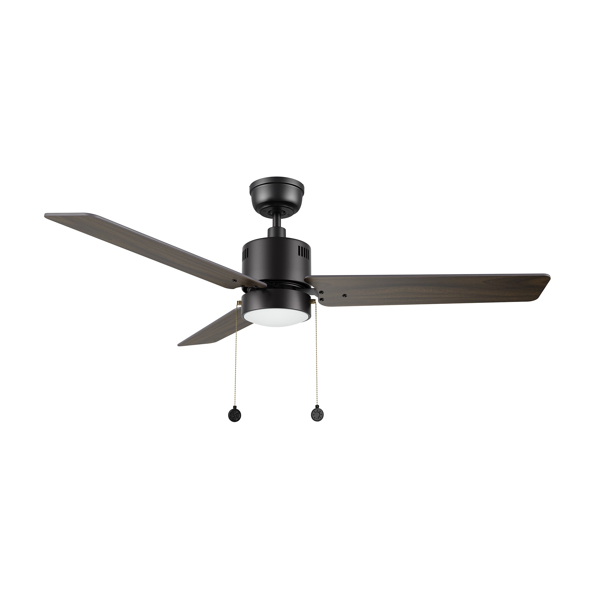 APEX 52 inch 3-Blade Ceiling Fan with LED Light & Pull Chain