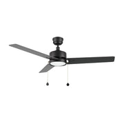 VINK 52 inch 3-Blade Ceiling Fan with LED Light & Pull Chain