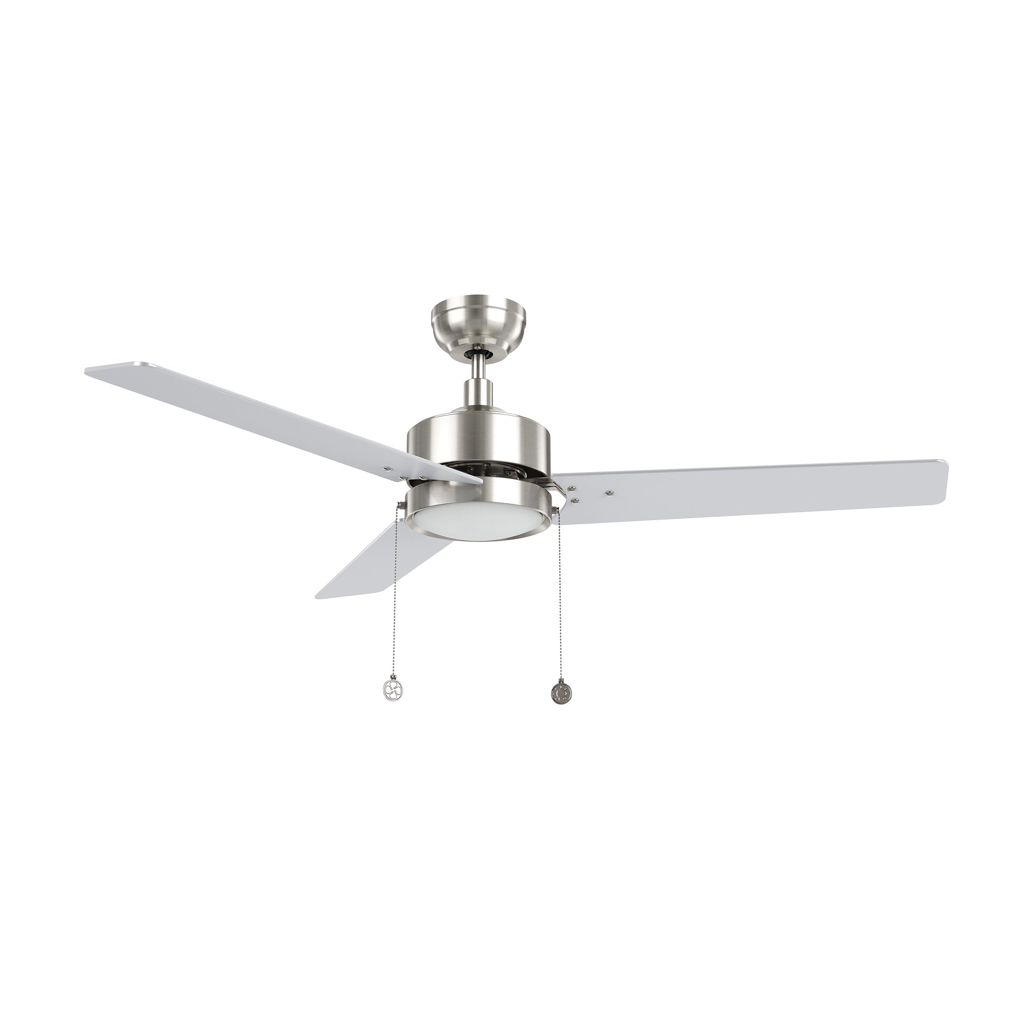 VINK 52 inch 3-Blade Ceiling Fan with LED Light & Pull Chain