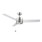 ASCOTT 52 inch 3-Blade Ceiling Fan with Pull Chain - (No Light)