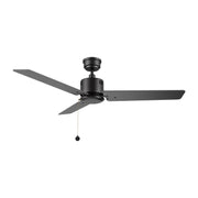 APEX 52 inch 3-Blade No Light Ceiling Fan with Pull Chain